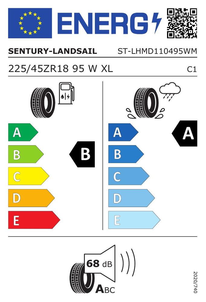 Landsail Sentury/LS Qirin 990 225/45R18 95W
